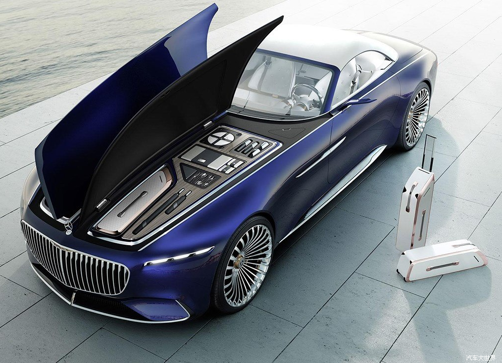 Vision Mercedes-Maybach 6敞篷概念跑车官图解析