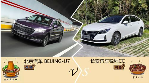 北京汽车BEIJING-U7对比长安锐程CC，谁是你的菜？